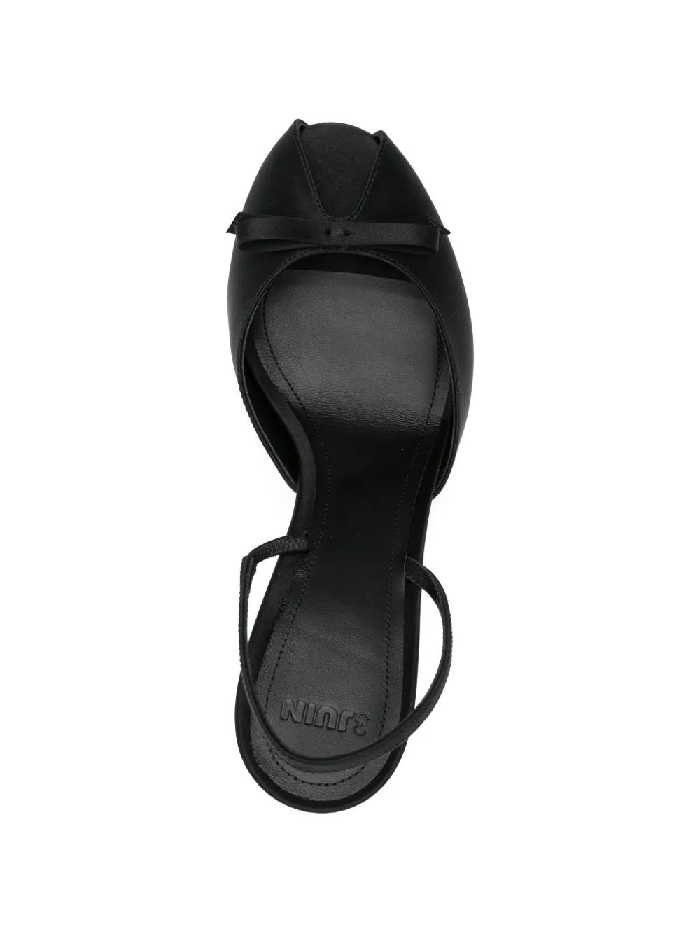 bow-embellishment slingback sandals — Image 3