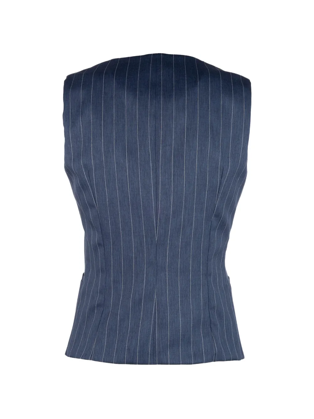 pinstripe-pattern double-breasted waistcoat — Image 3