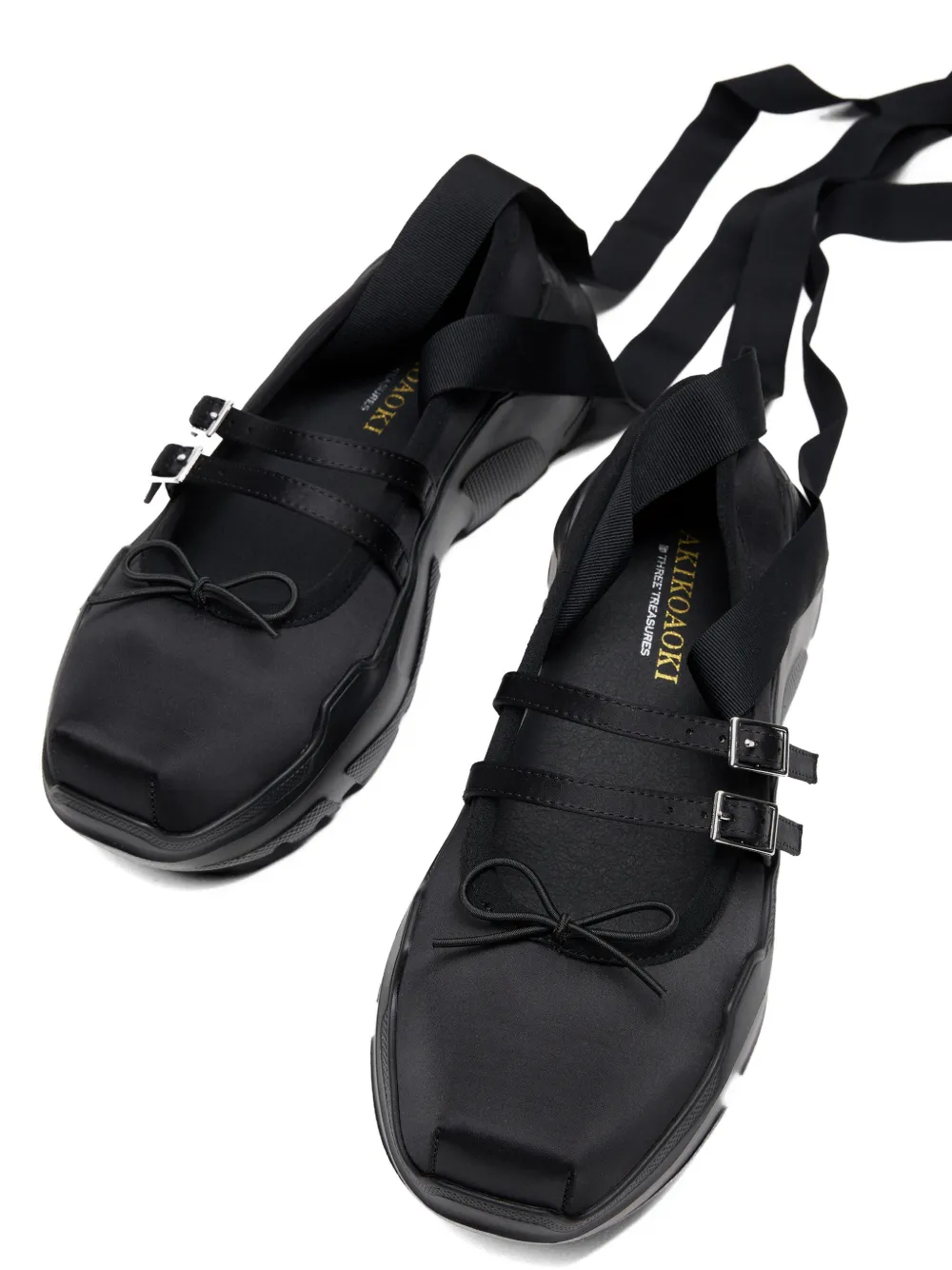 Giselle buckle-strap ballet flats — Image 3