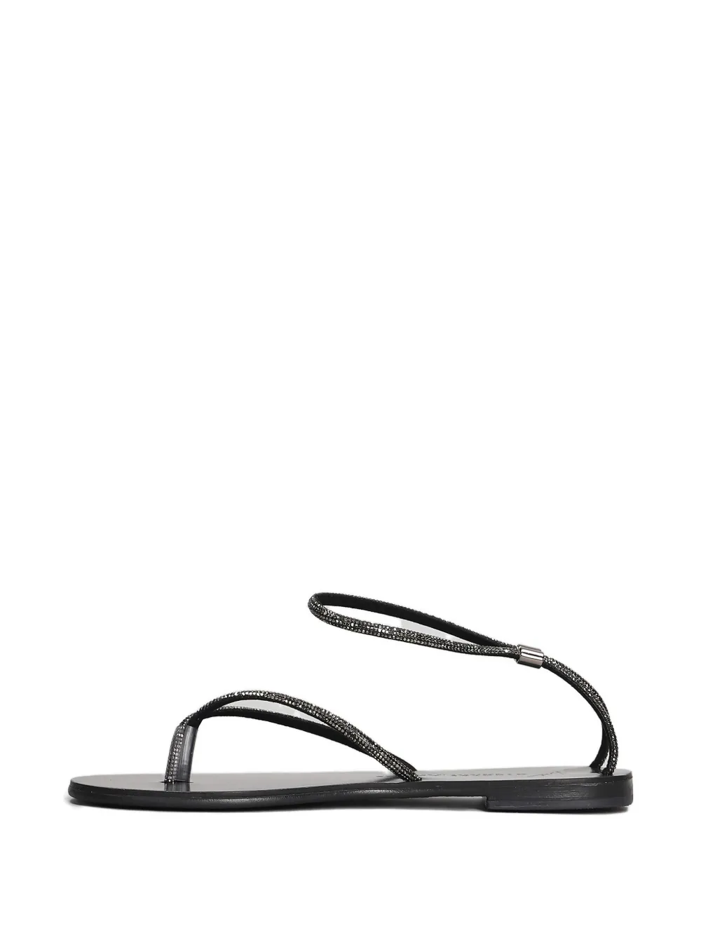 crystal-embellished flat sandals — Image 5