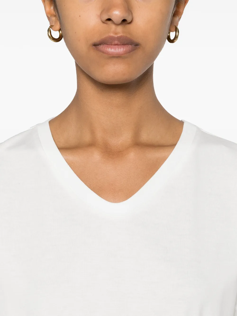 embroidered-logo cotton T-shirt — Image 3