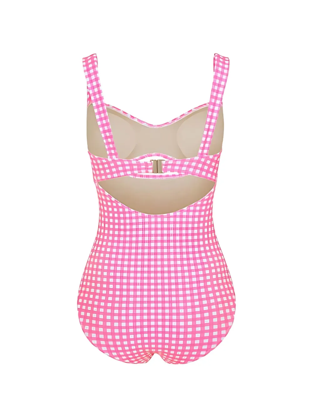 gingham cut-out swimsuit — Image 5