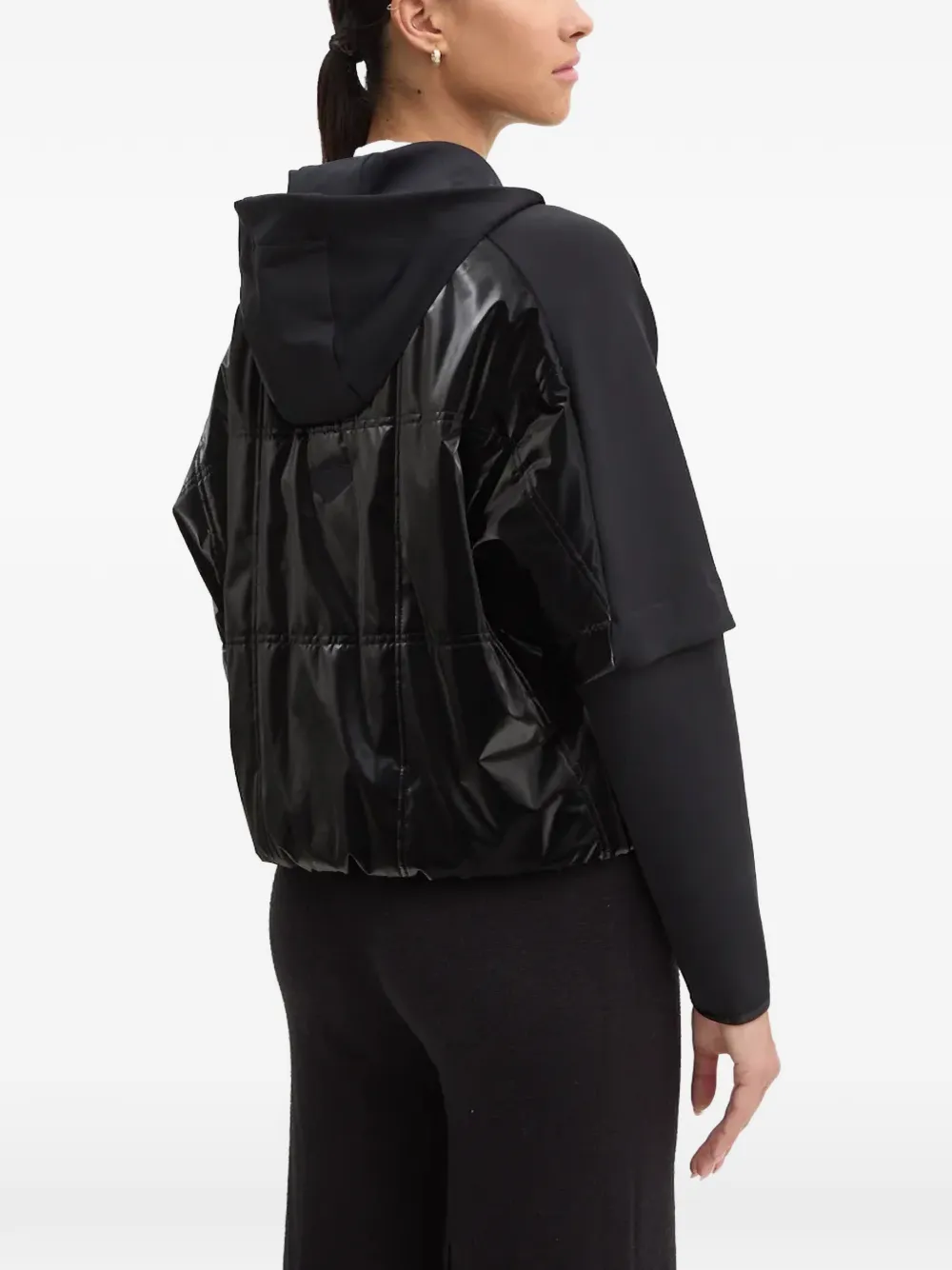 hooded panelled jacket — Image 3