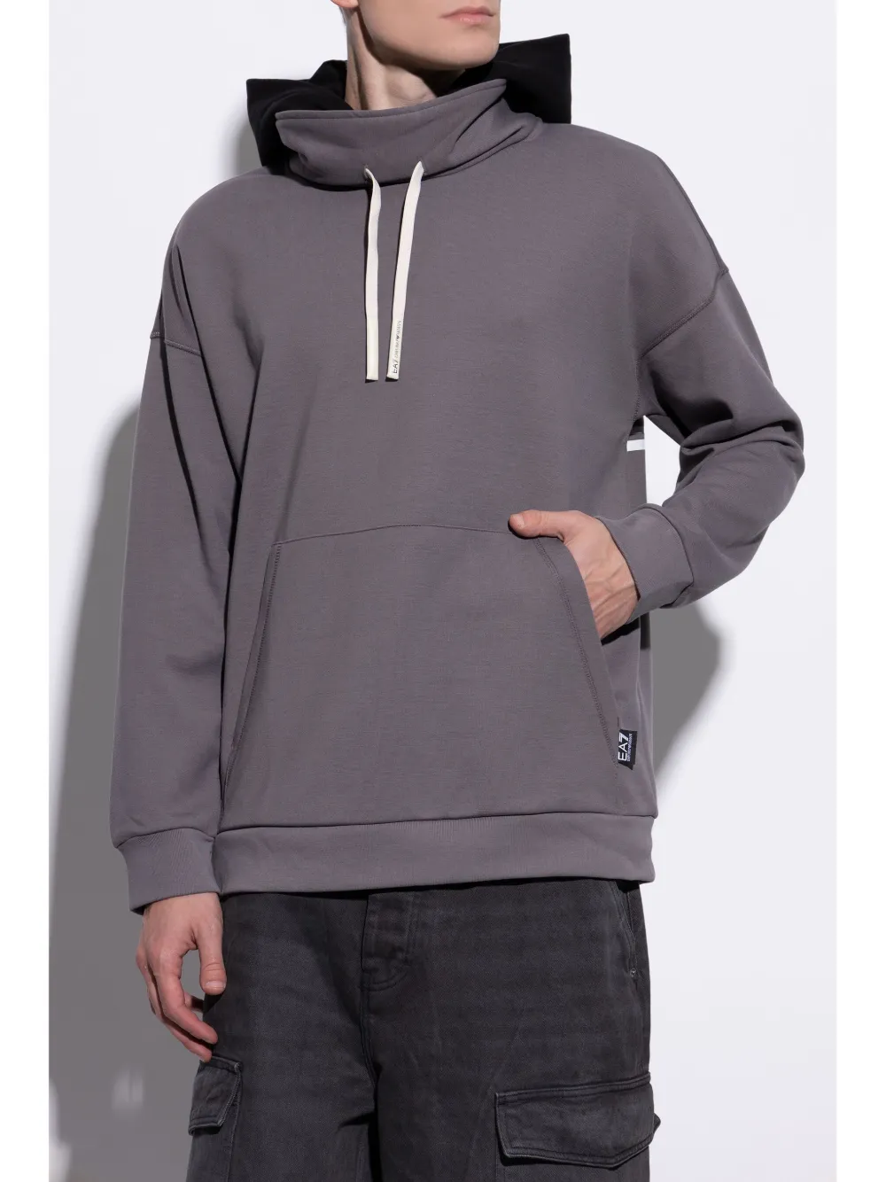 Ea7 Emporio Armani graphic-print hoodie — Image 3