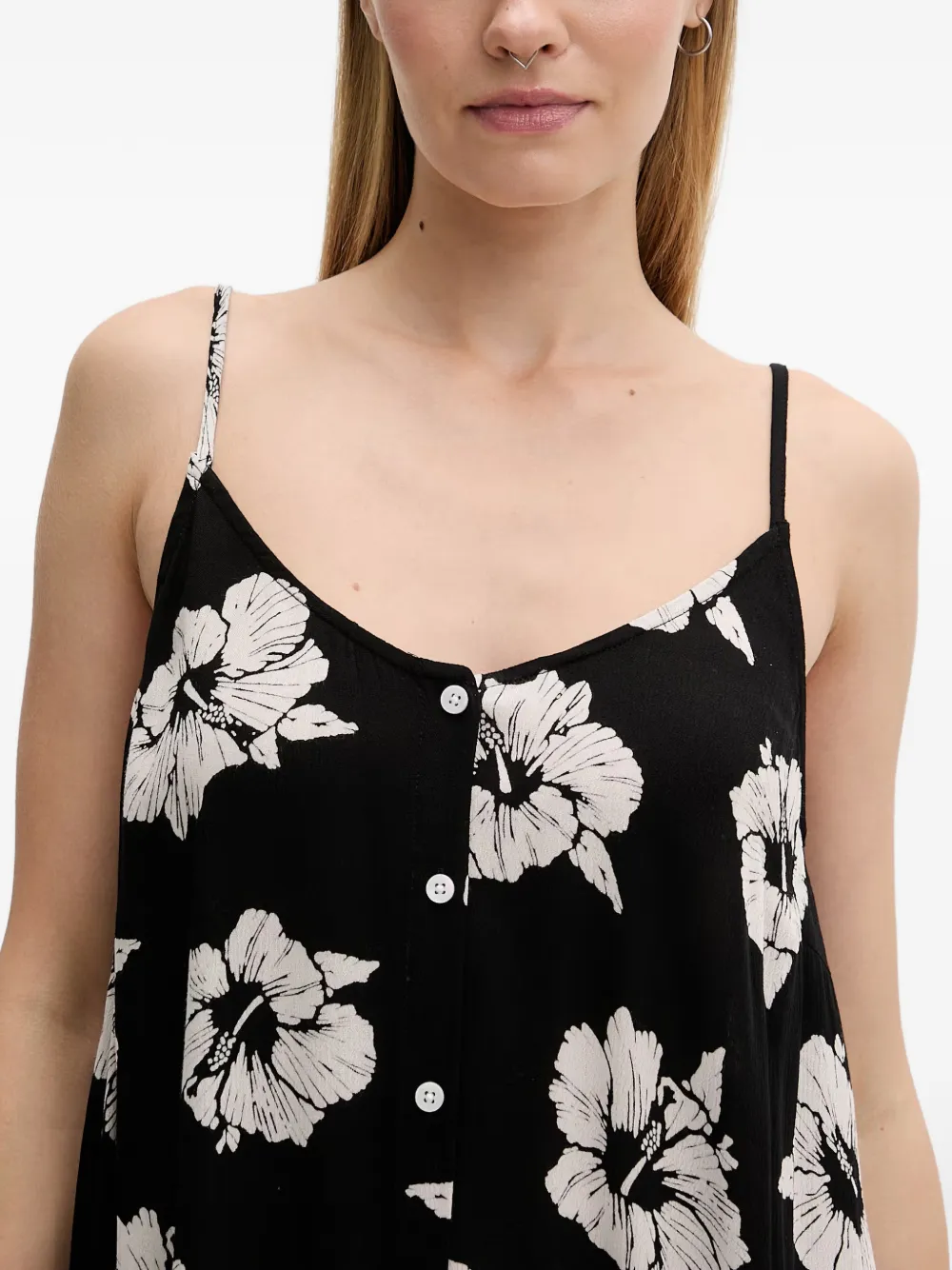 Party Pack floral-print button-front mini dress — Image 3