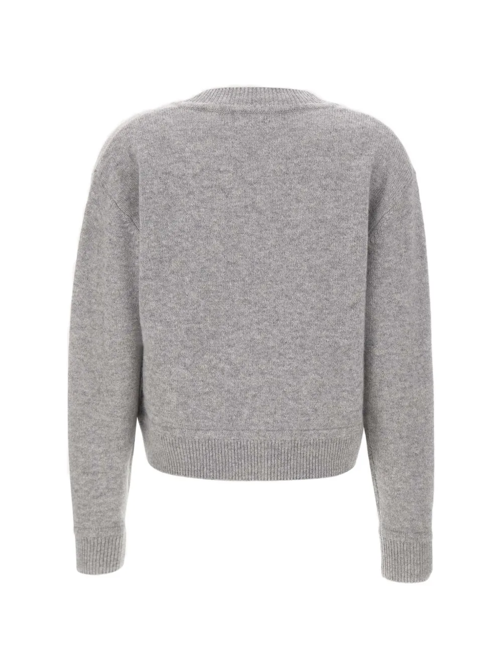 ribbed-trim V-neck cashmere sweater — Image 4
