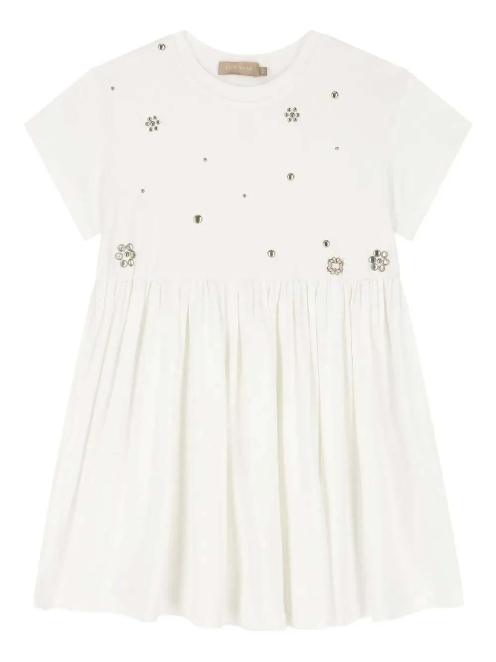 embellished-detail dress