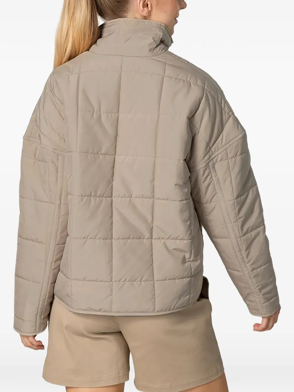 Mina quilted high-neck jacket — Image 3