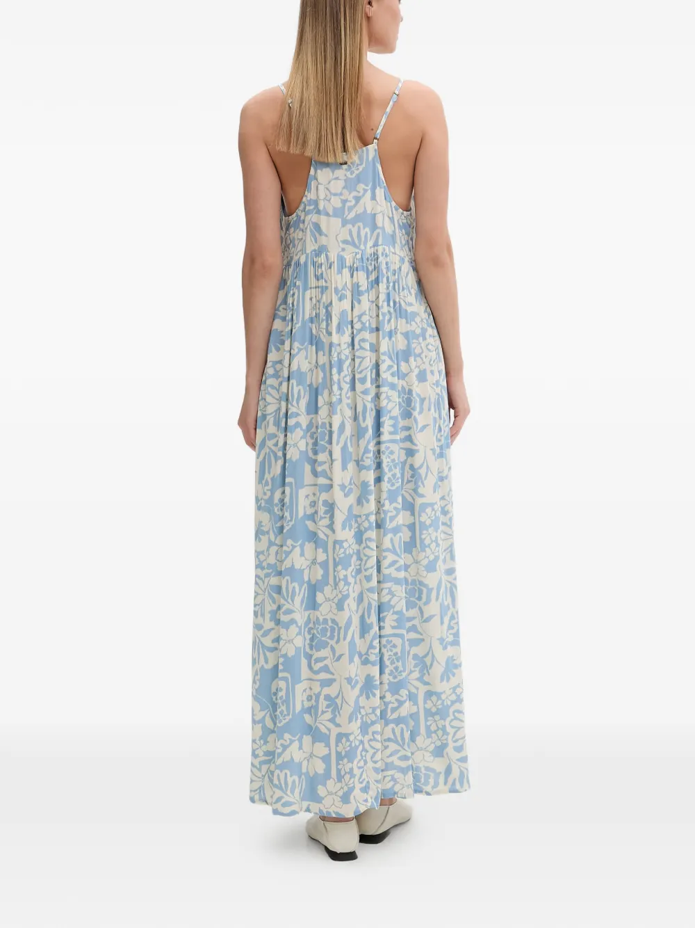 Party Pack floral-print pleated maxi dress — Image 4