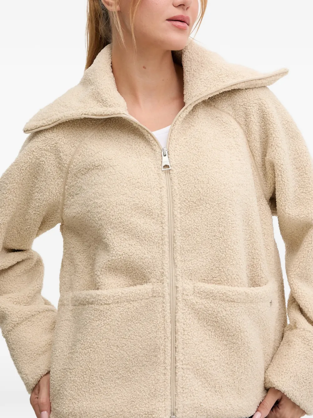 sherpa zip-up jacket — Image 3