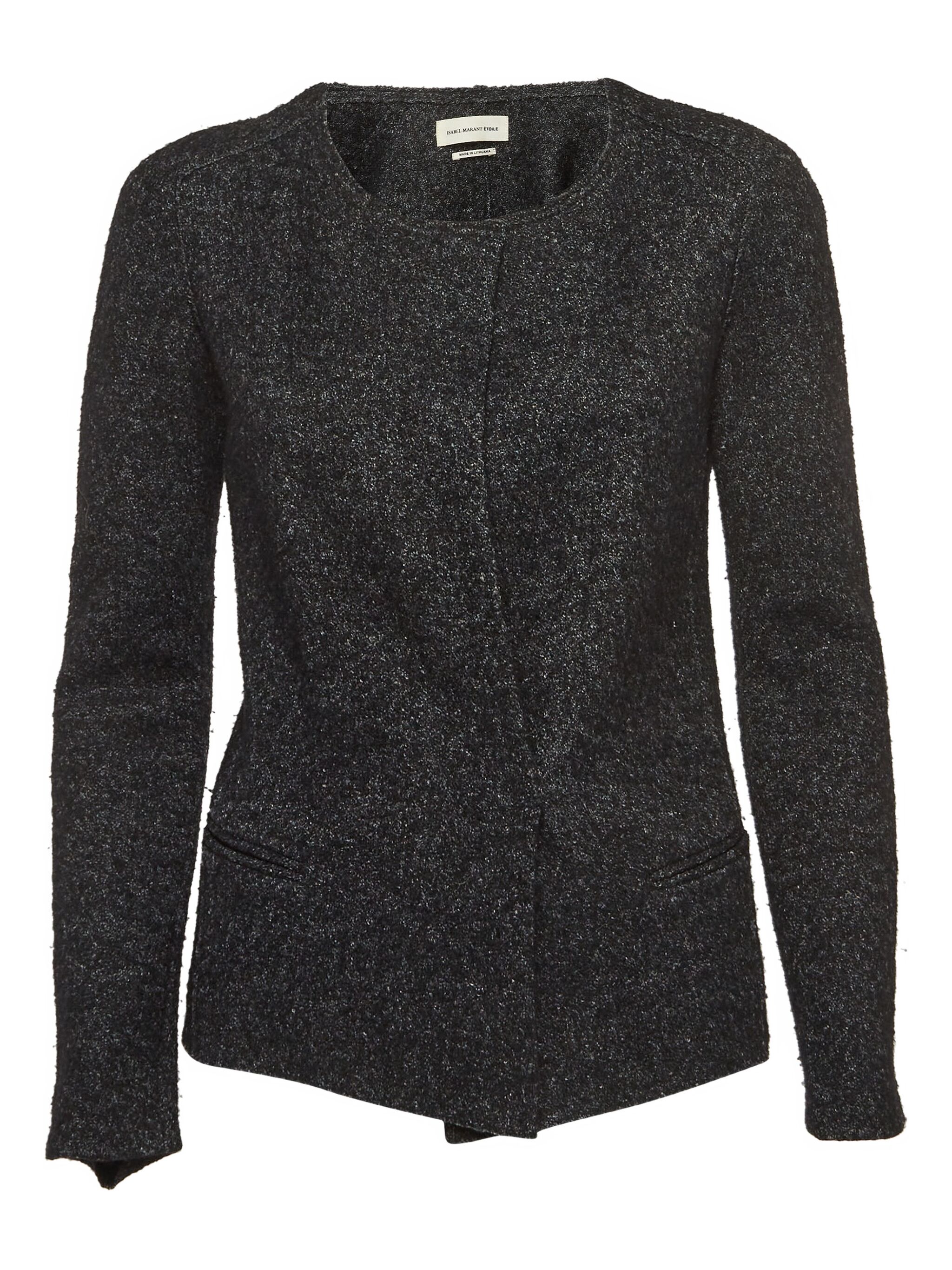 tweed cardigan