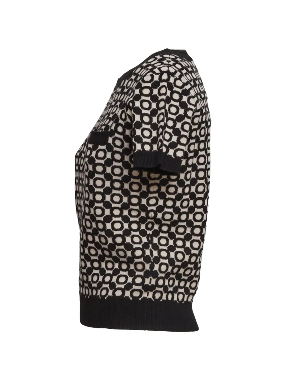 geometric print pocket T-shirt — Image 3