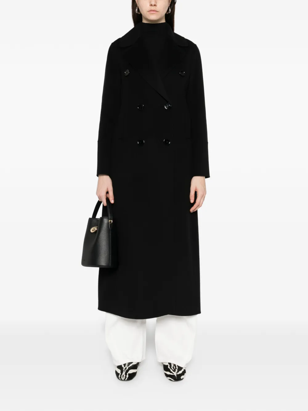 Custodi double-breasted coat — Image 3