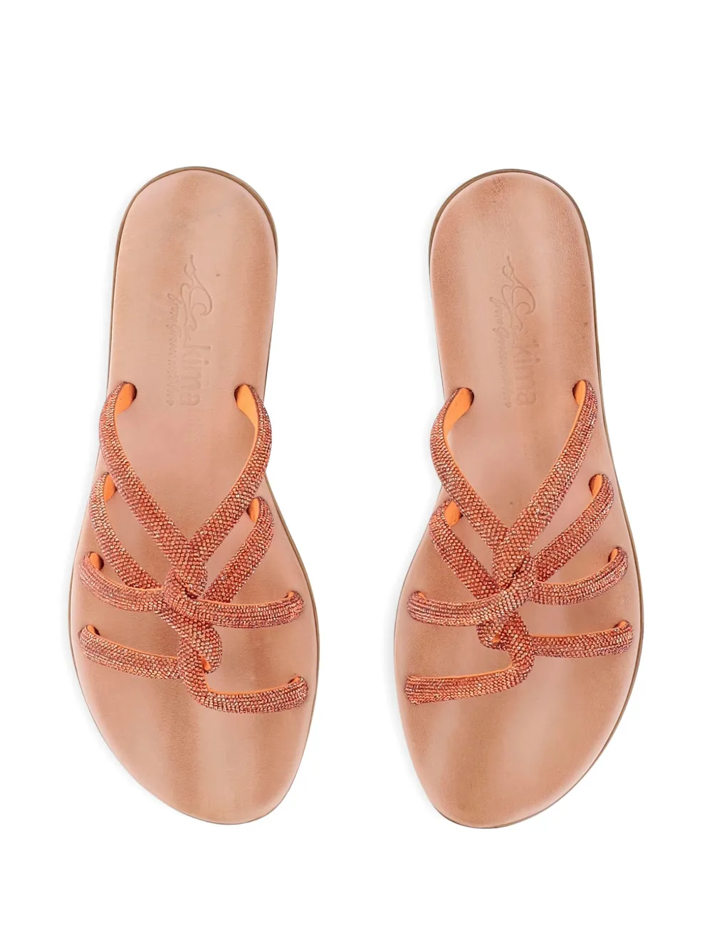 KIMA leather flat sandals — Image 3