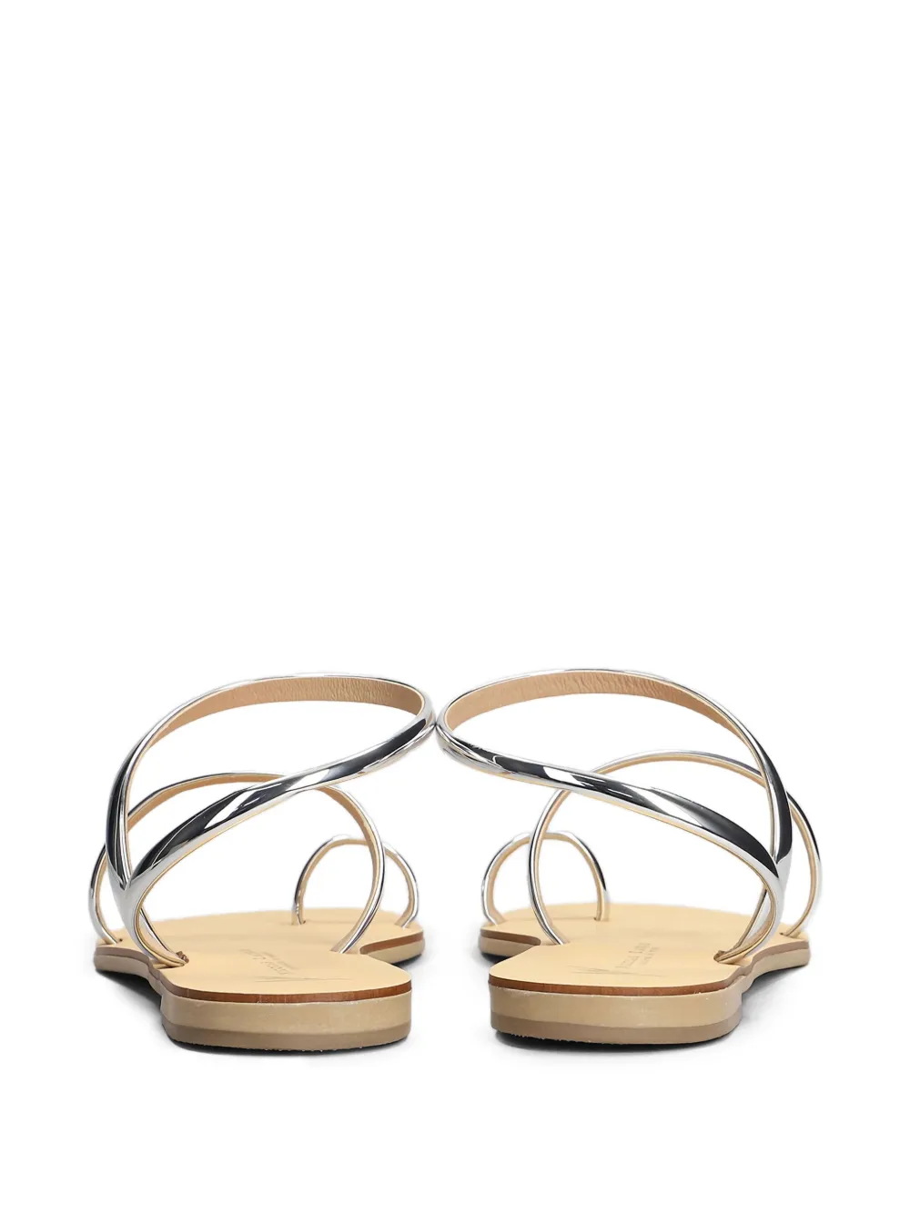 leather flat sandals — Image 3