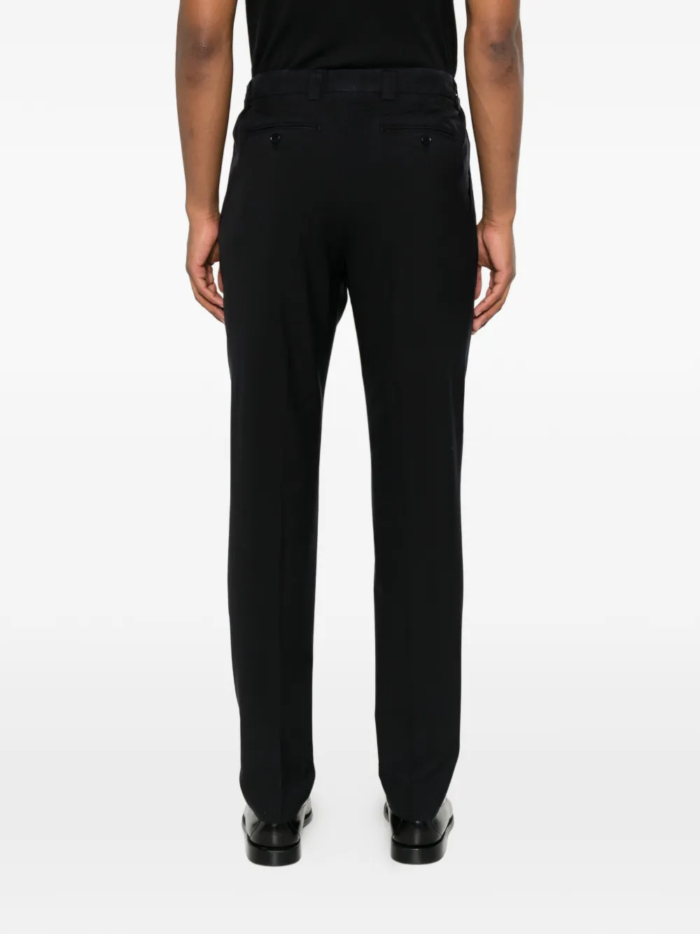 pleated-waistband tailored trousers — Image 5