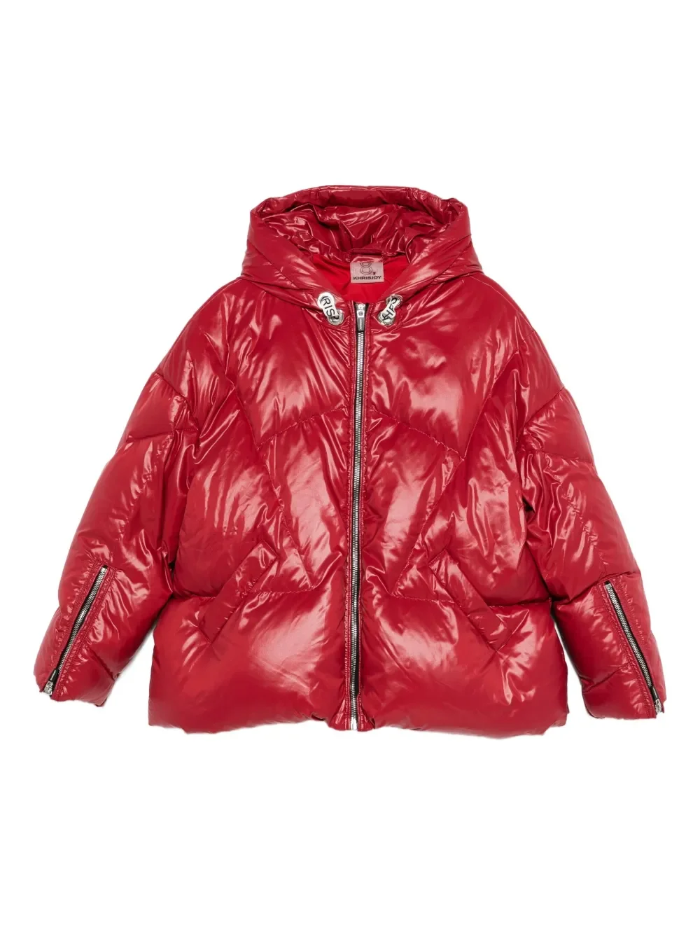 quilted hooded jacket