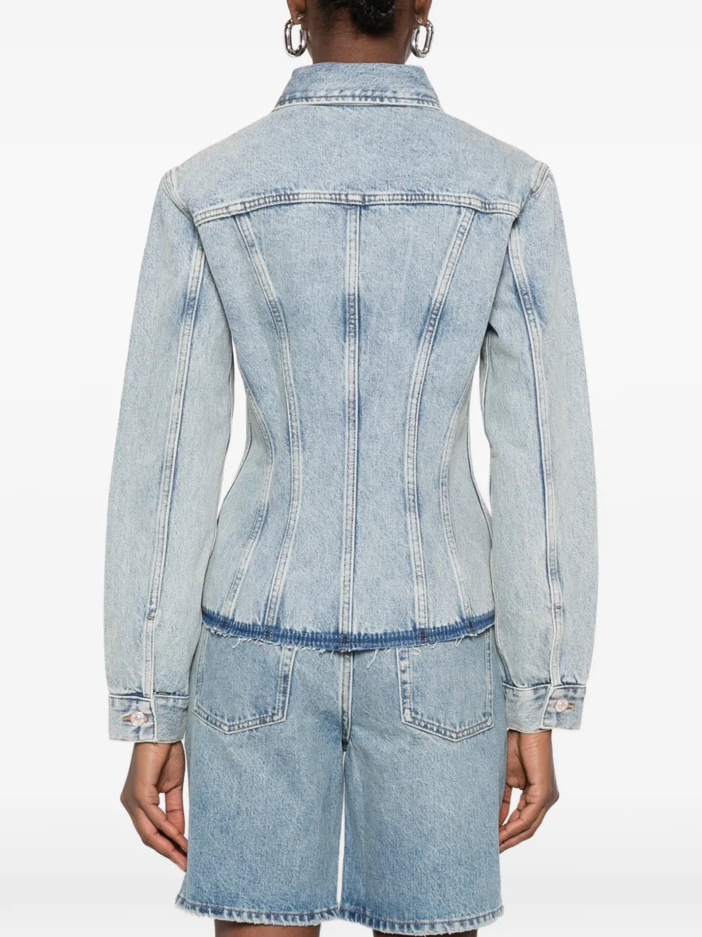Trucker button frayed jacket — Image 4