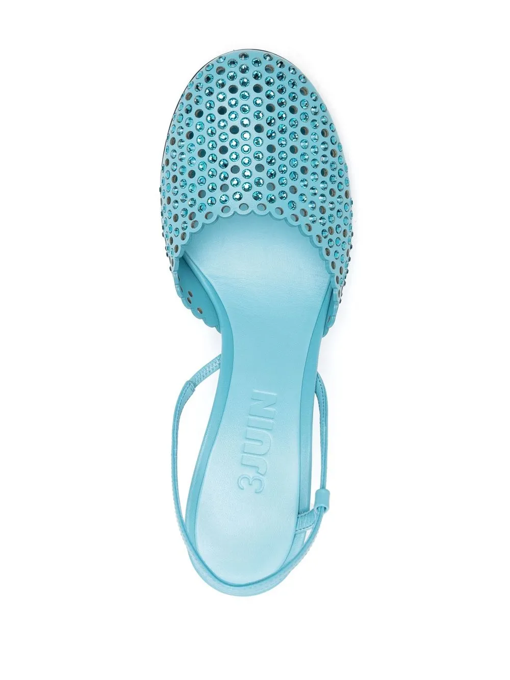 100mm crystal-embellished pumps — Image 3