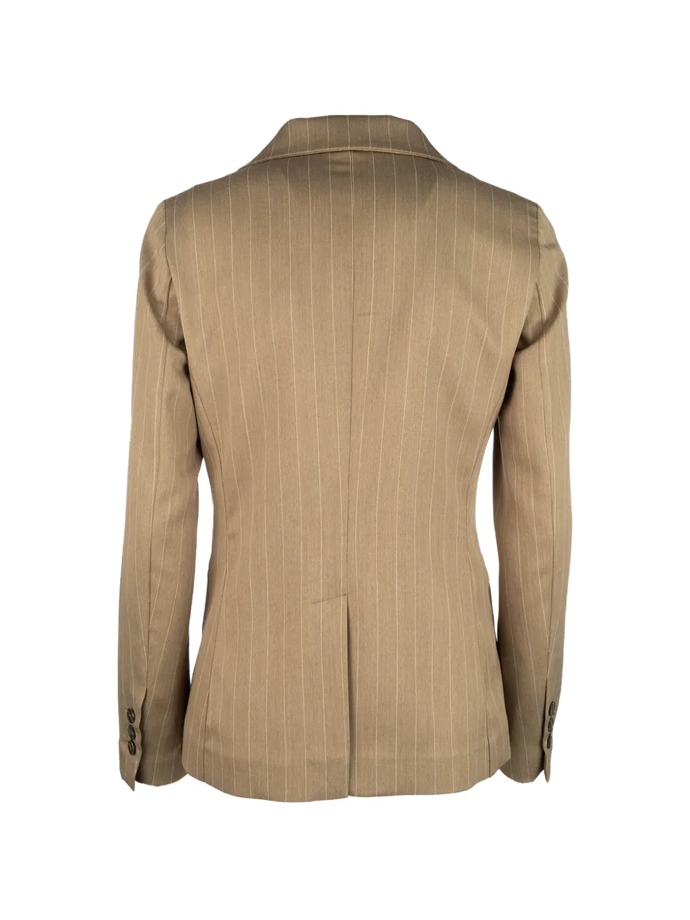 pinstripe-pattern single-breasted blazer — Image 3