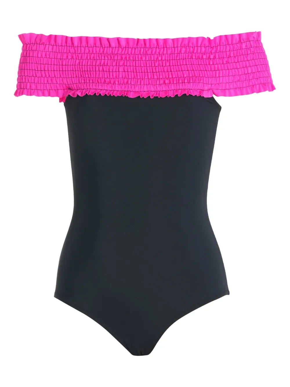 off-shoulder swimsuit