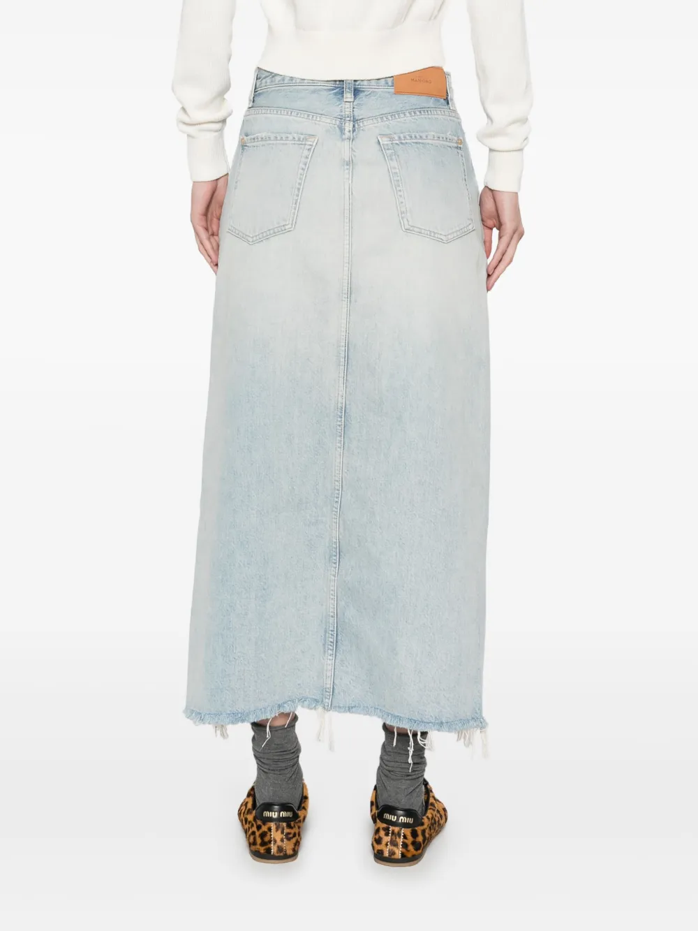 denim midi skirt — Image 3