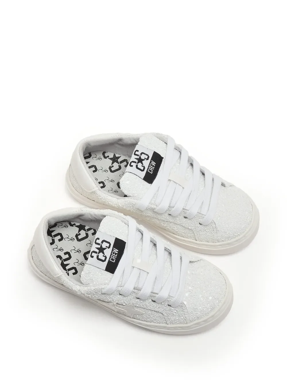glitter-embellished sneakers