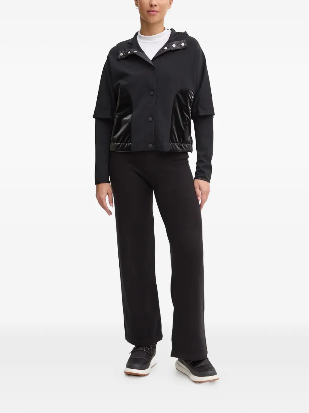 hooded panelled jacket — Image 5