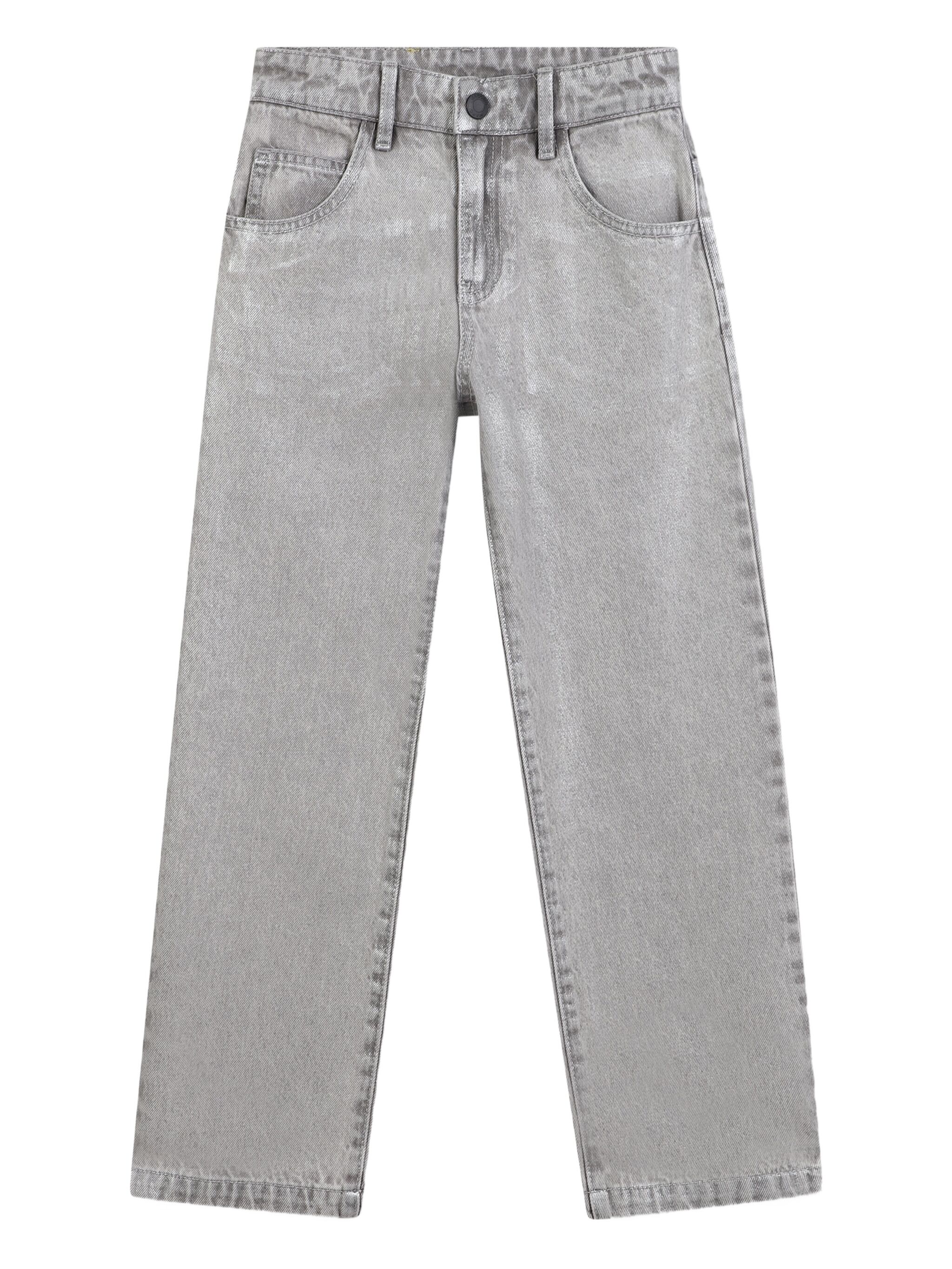 straight-leg jeans
