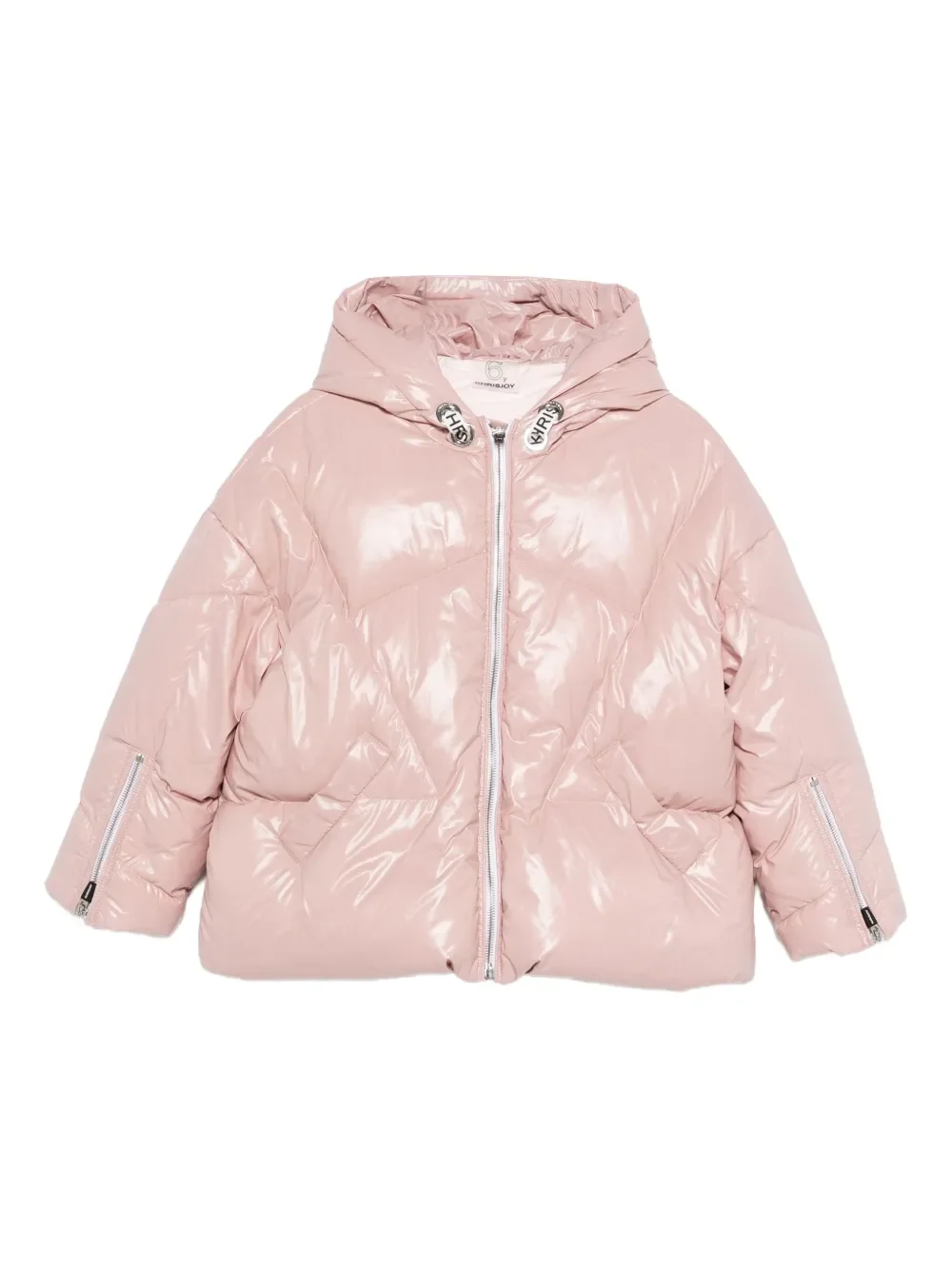 quilted hooded jacket