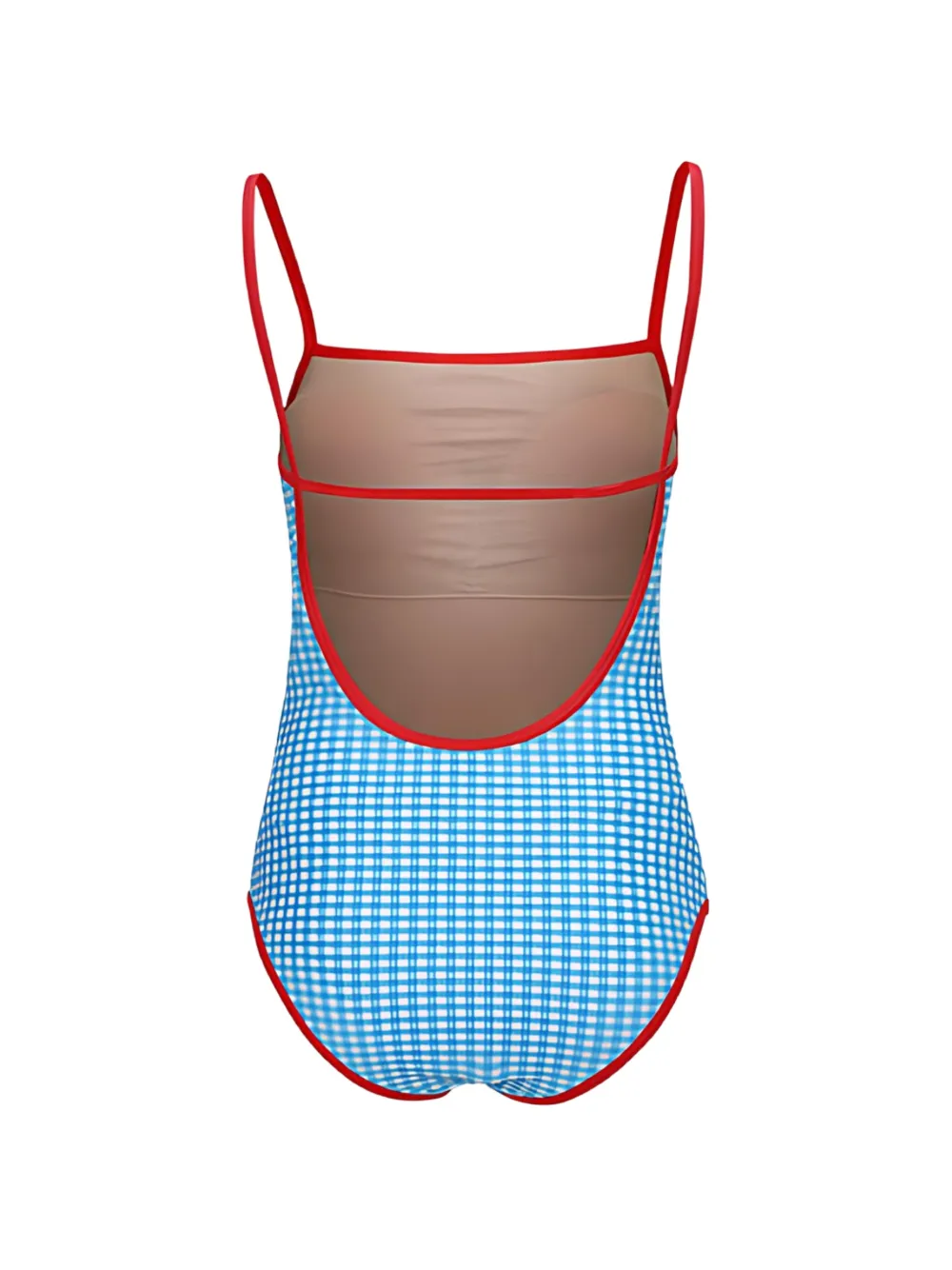 24 Melanie gingham-check swimsuit — Image 6