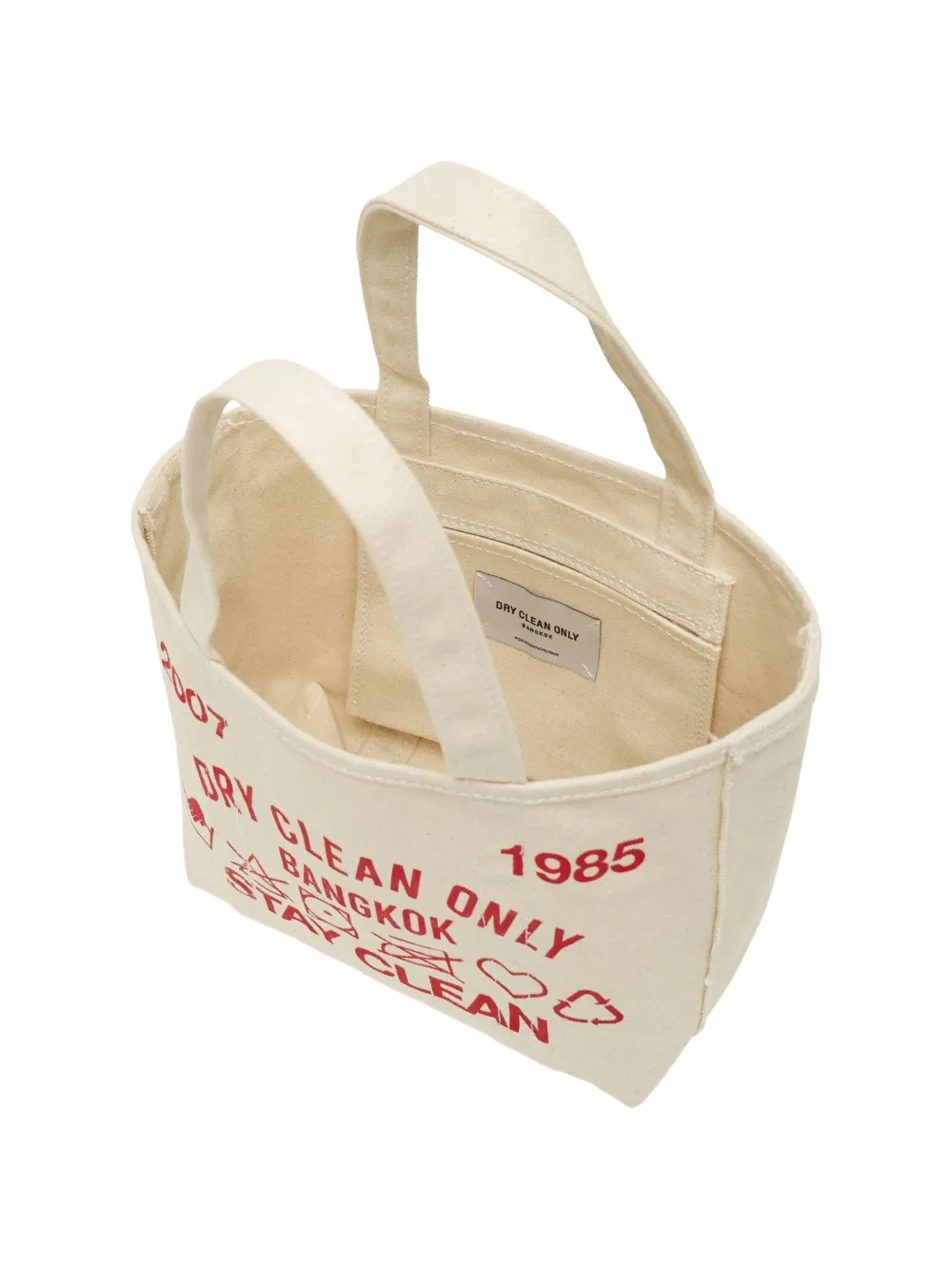 logo-print mini tote bag — Image 3