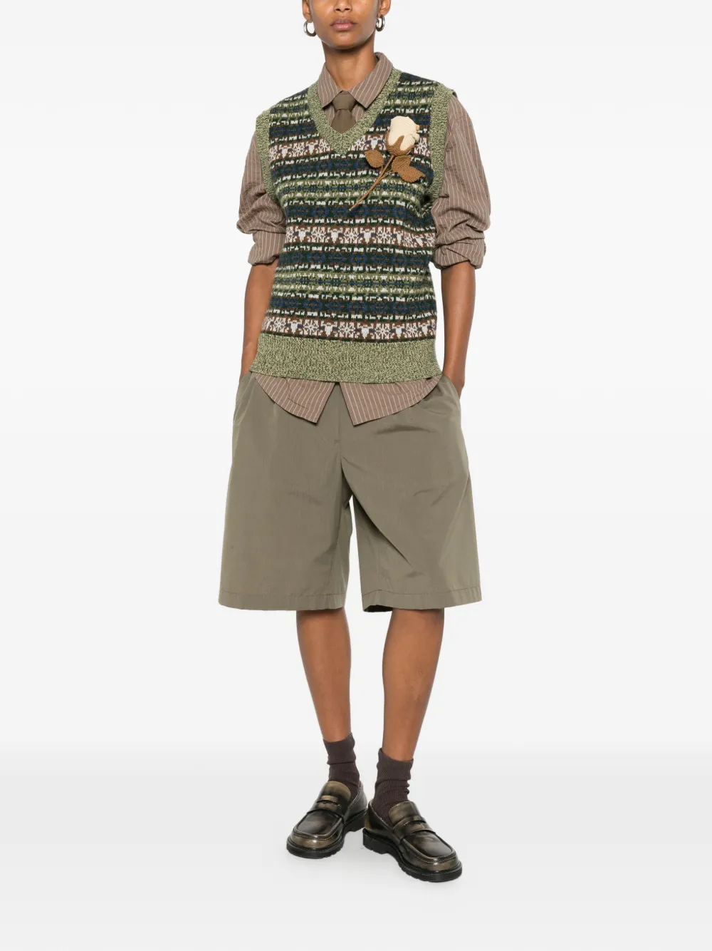 Grandpa's Rose V-neck vest — Image 5