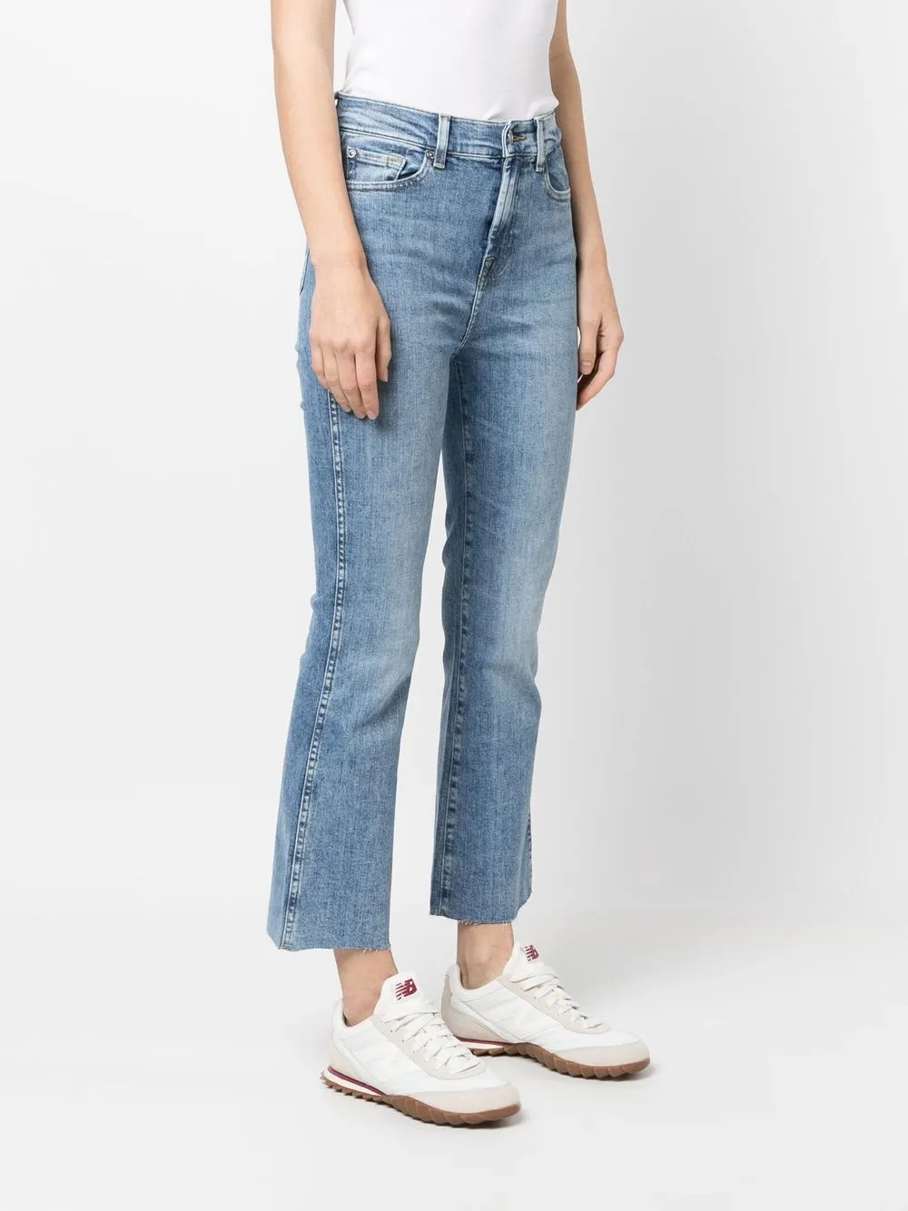 flared cropped jeans — Image 5