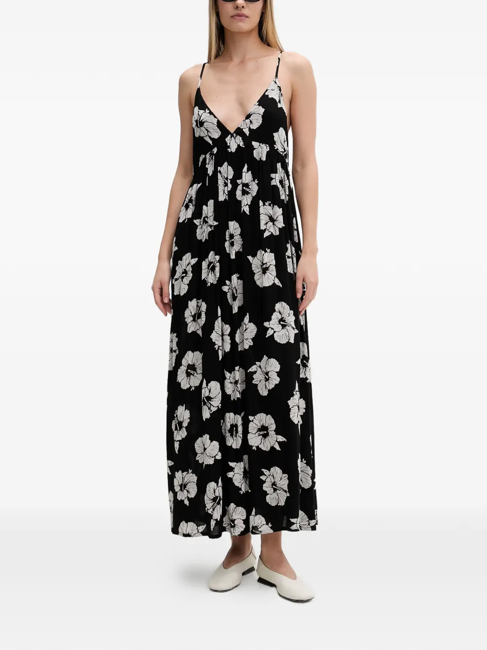 Party Pack floral-print spaghetti-strap maxi dress — Image 5