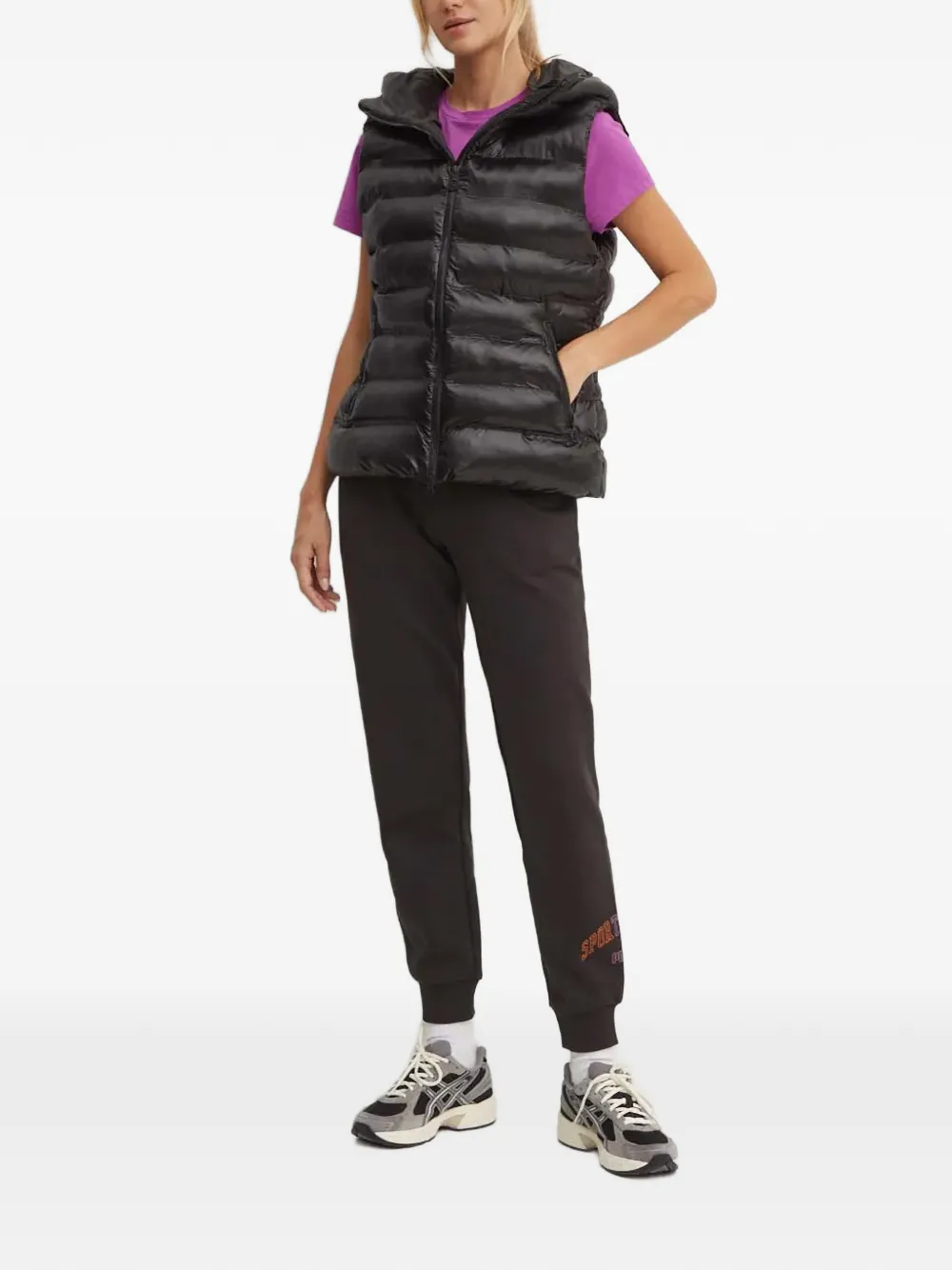 quilted hooded gilet — Image 6
