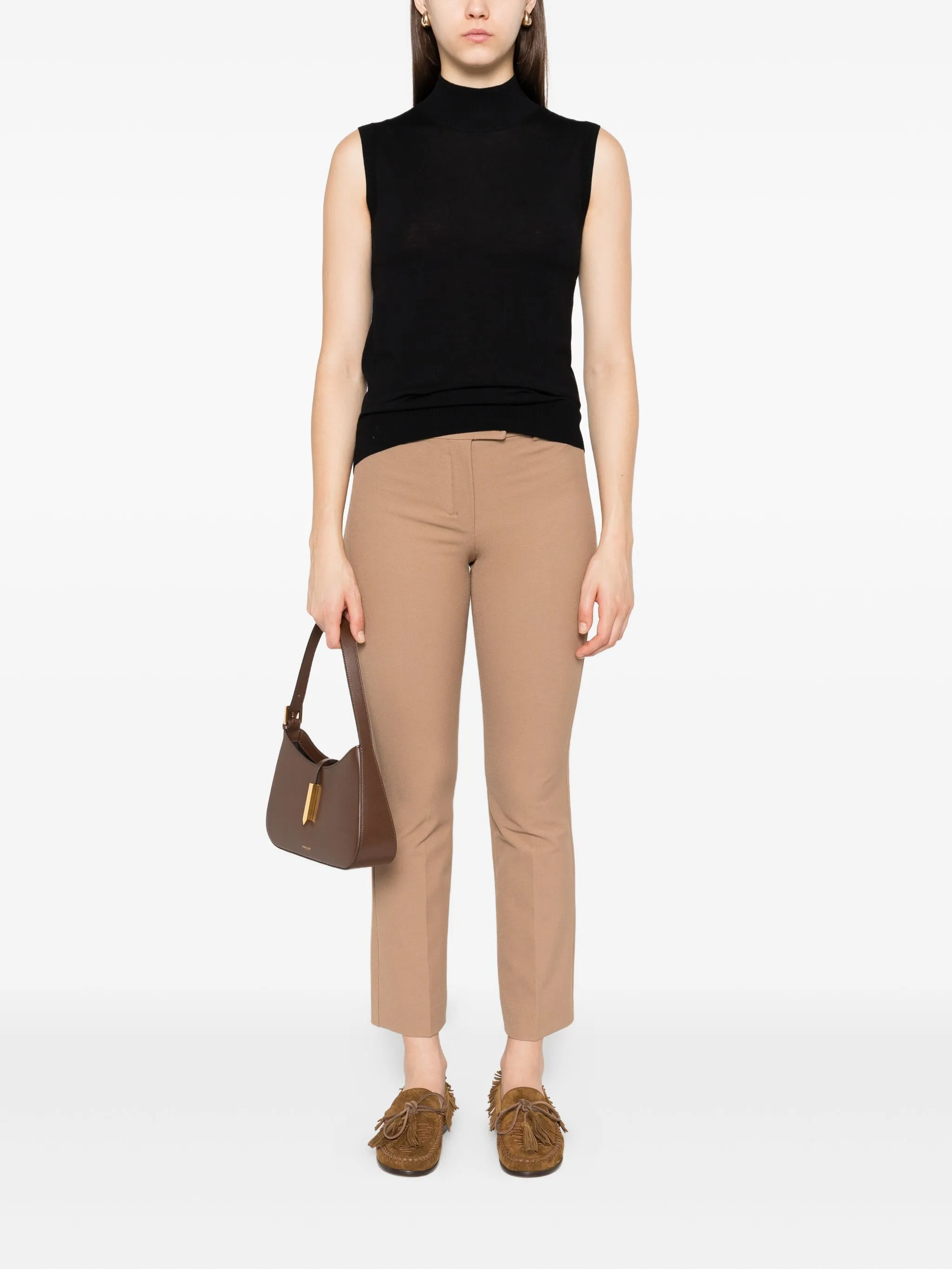 high-neck sleeveless top — Image 5