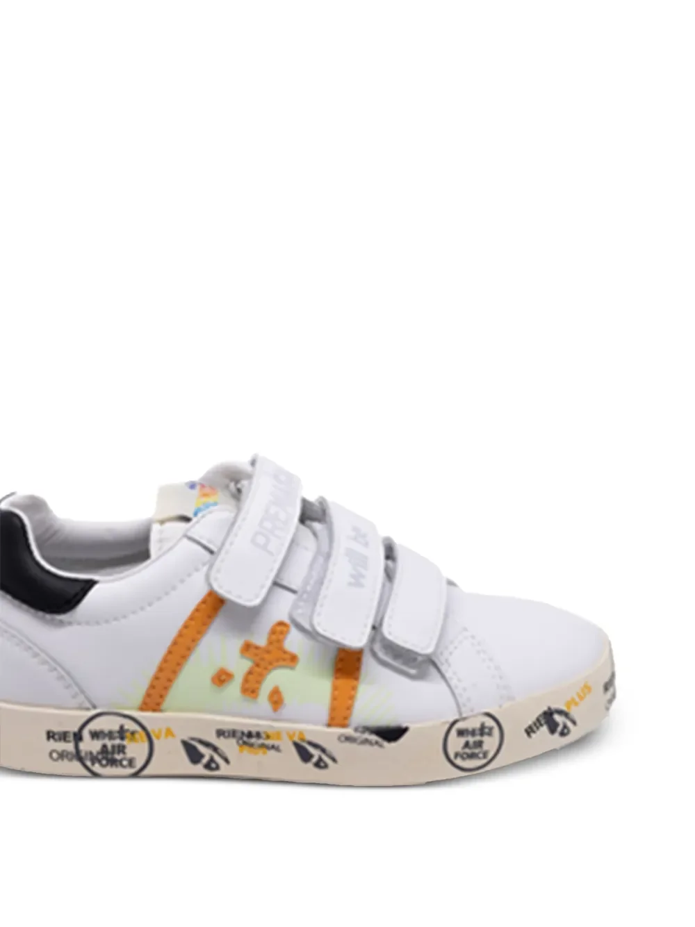 strap graphic sneakers