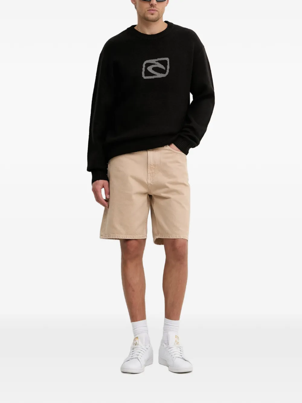 Inner Visions logo-intarsia sweater — Image 5