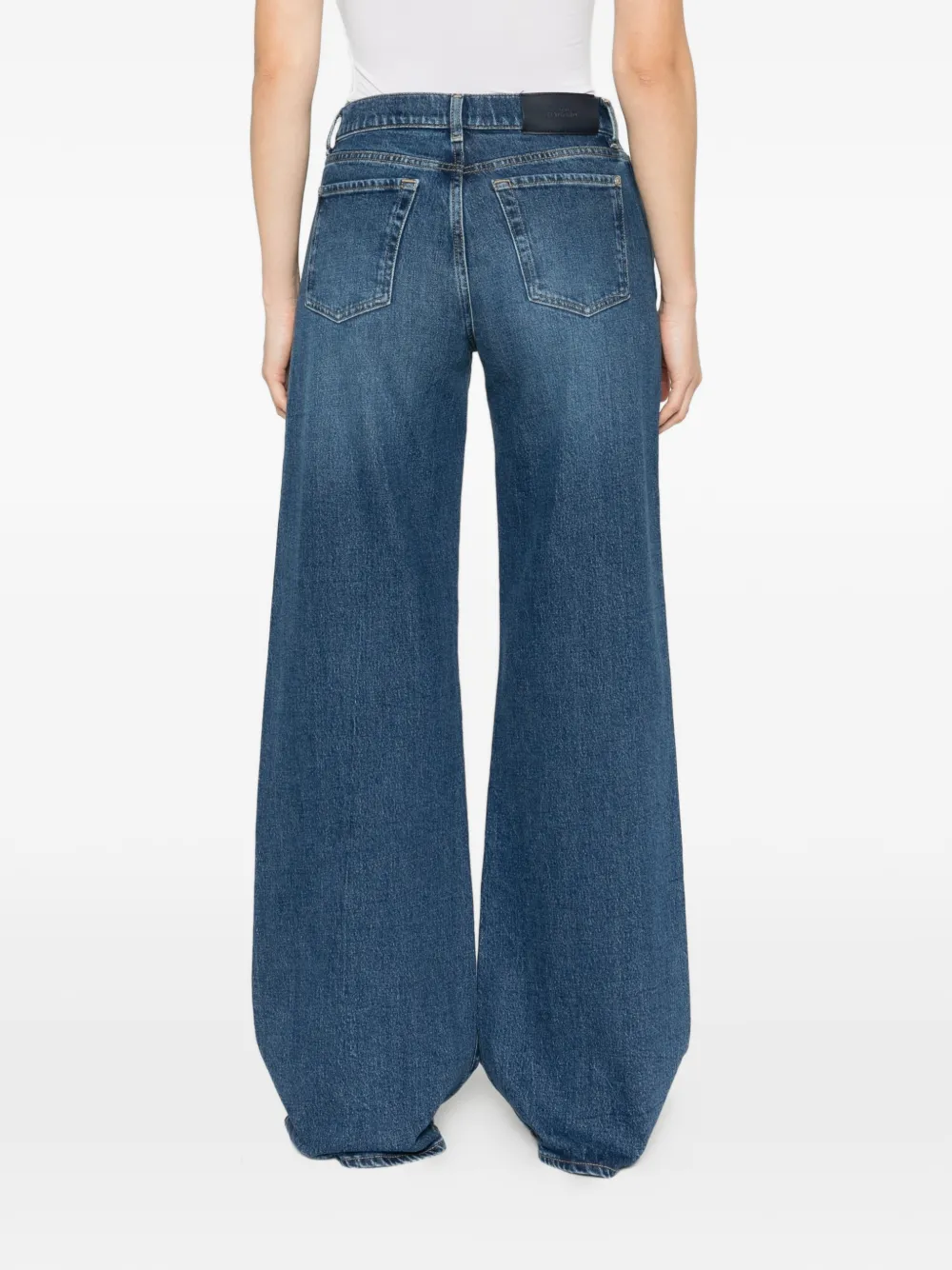 studded-seam denim jeans — Image 4