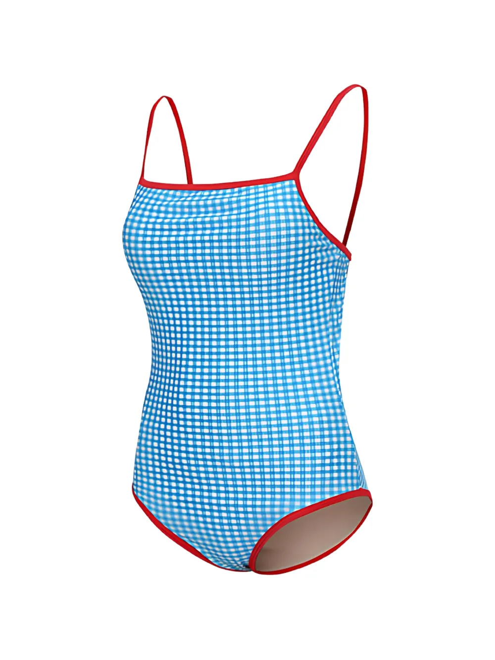 24 Melanie gingham-check swimsuit — Image 5