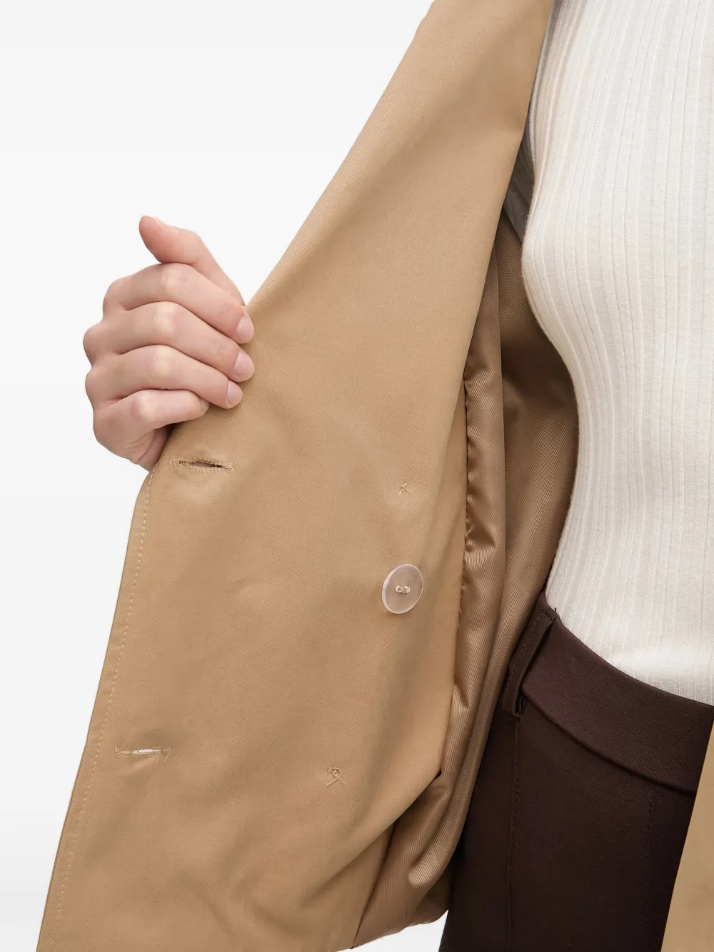 double-breasted epaulette jacket — Image 3