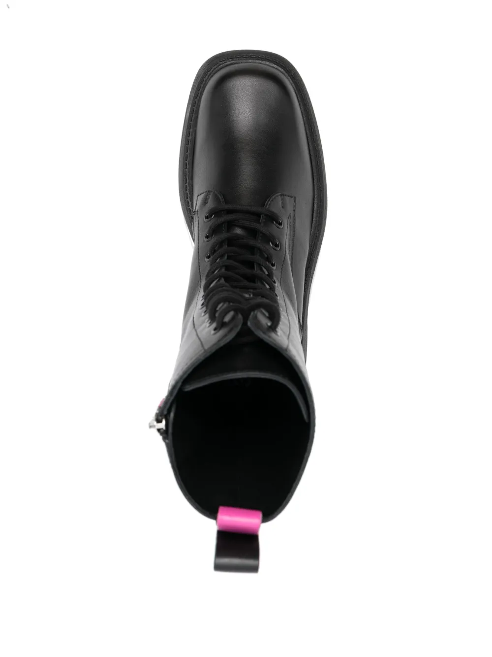 lace-up leather boots — Image 4