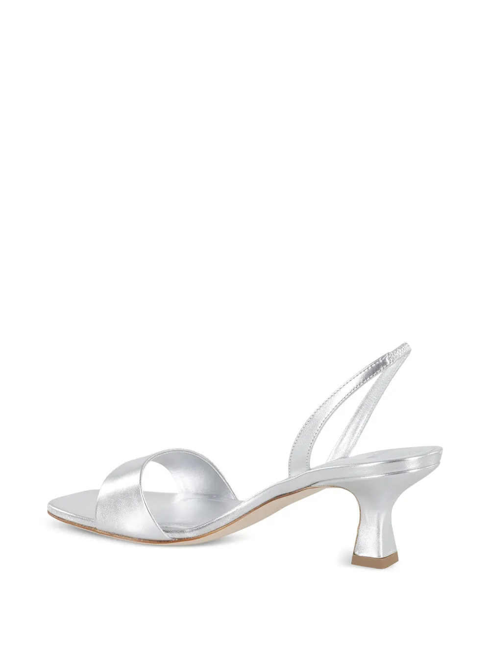 55mm metallic-finish sandals — Image 3