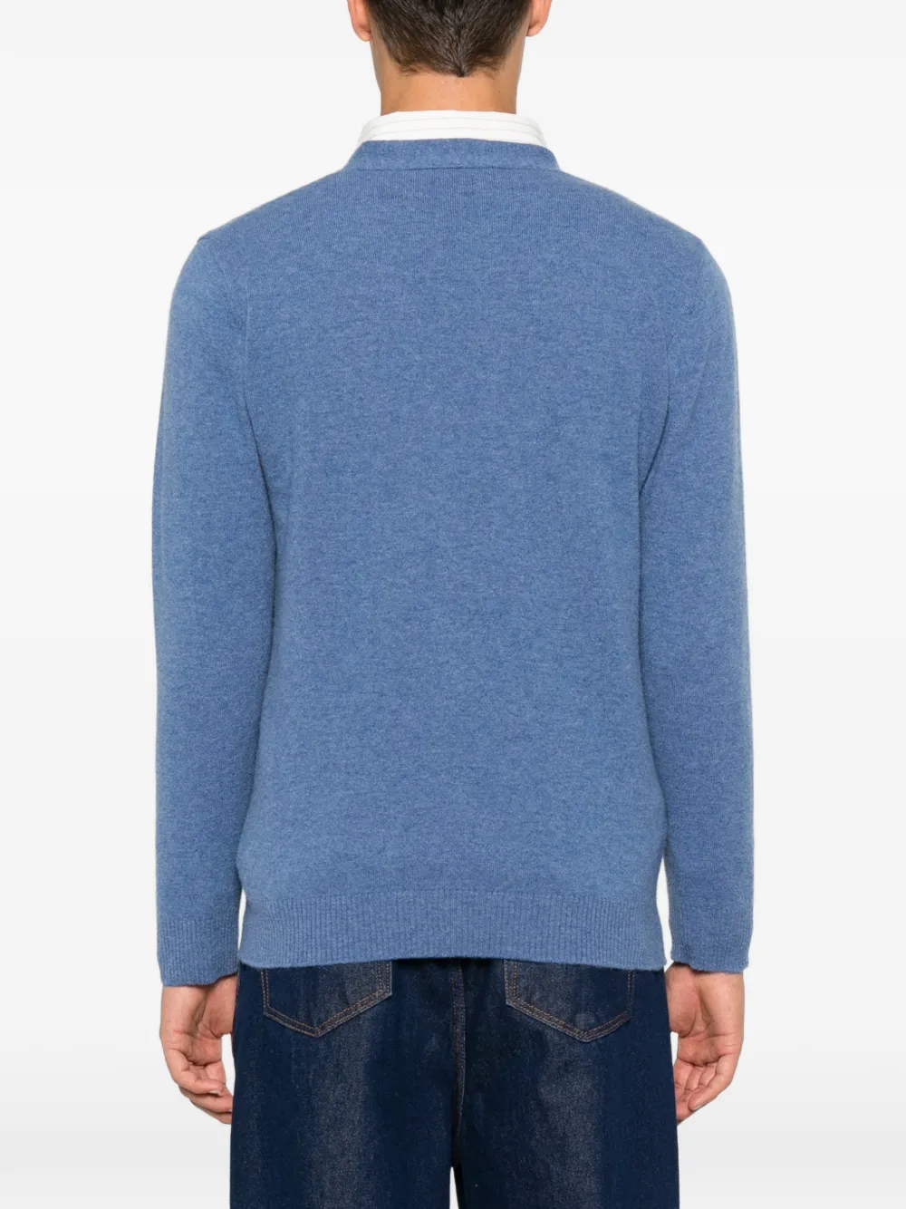 Flamingo Hide-&-Seek V-neck cardigan — Image 3