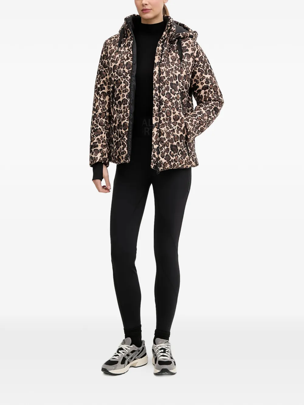 leopard-print hooded jacket — Image 7