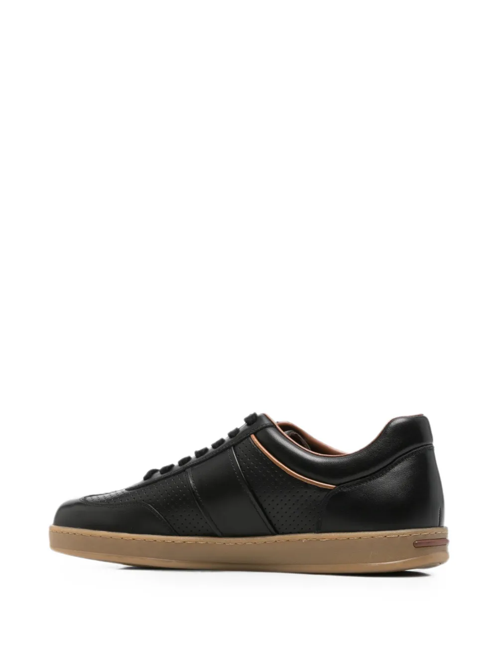 perforated leather sneakers — Image 4