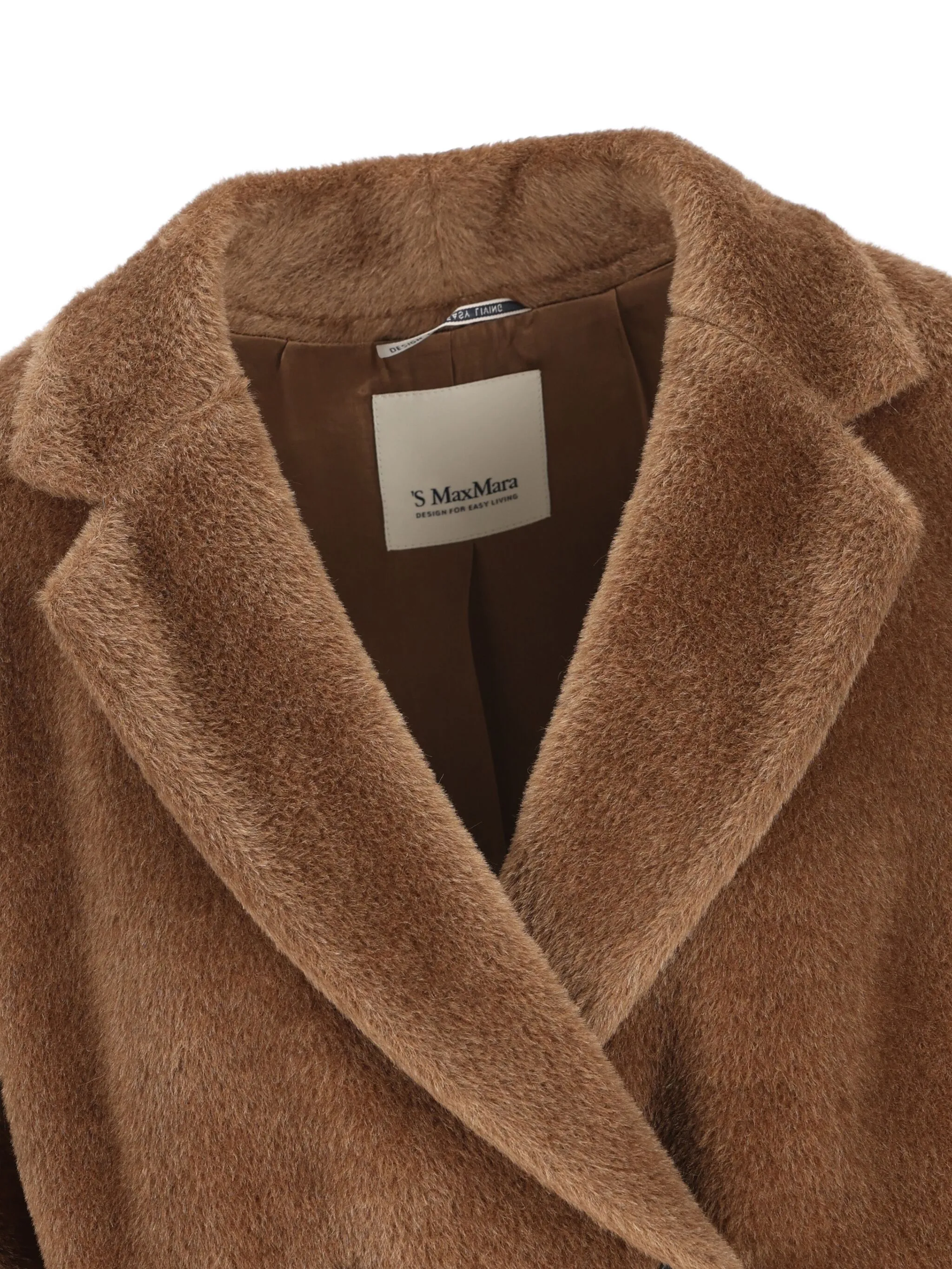 double-breasted wool coat — Image 3