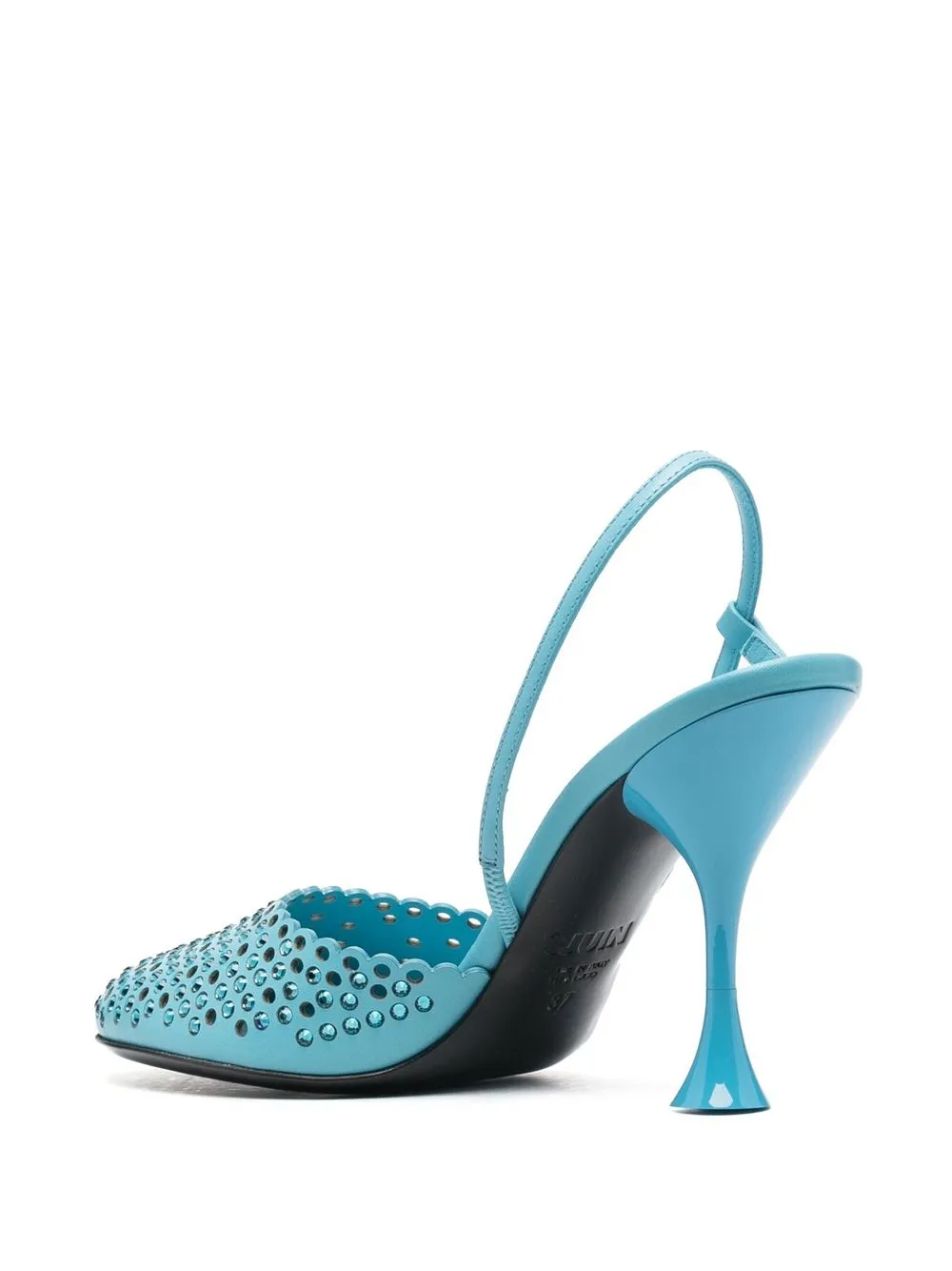 100mm crystal-embellished pumps — Image 4