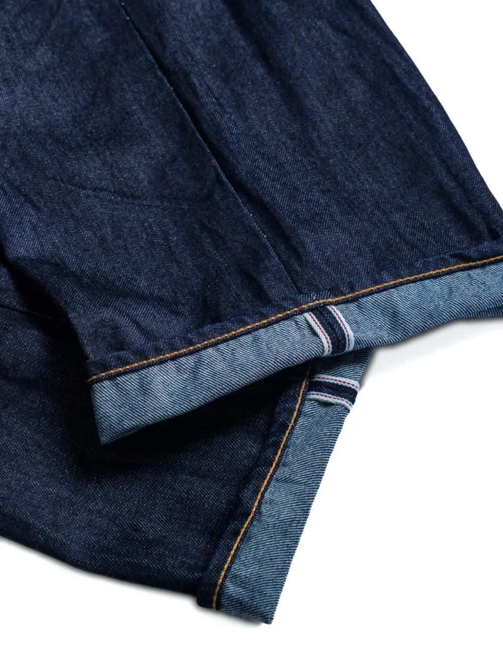 ESTD 012 sashiko-patch straight-leg jeans — Image 3